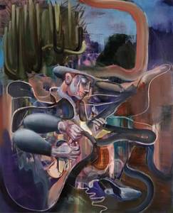 Justine Otto, Multiple Player, oil on linen, 160 x 130 cm, 2020.jpg